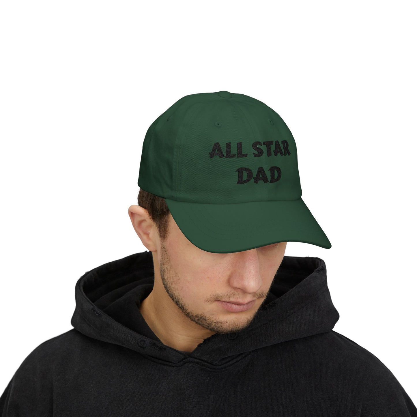 All Star Dad Baseball Cap — Classic Embroidered Dad Hat for Father’s Day