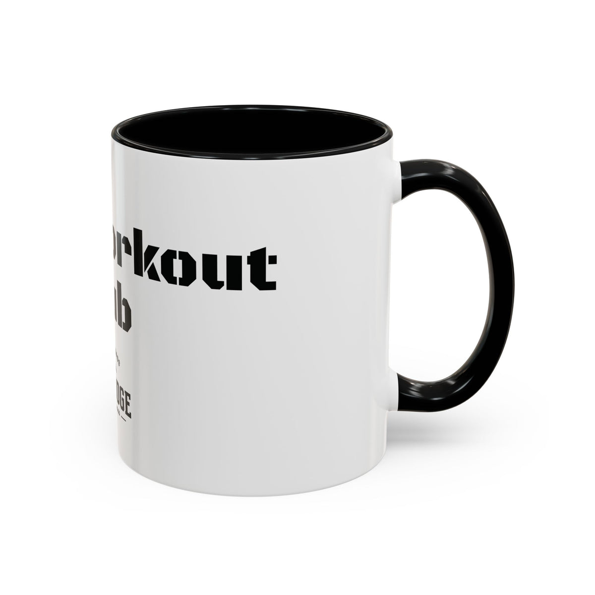 DadLodge '5AM Workout Club' Accent Coffee Mug – 11/15oz
