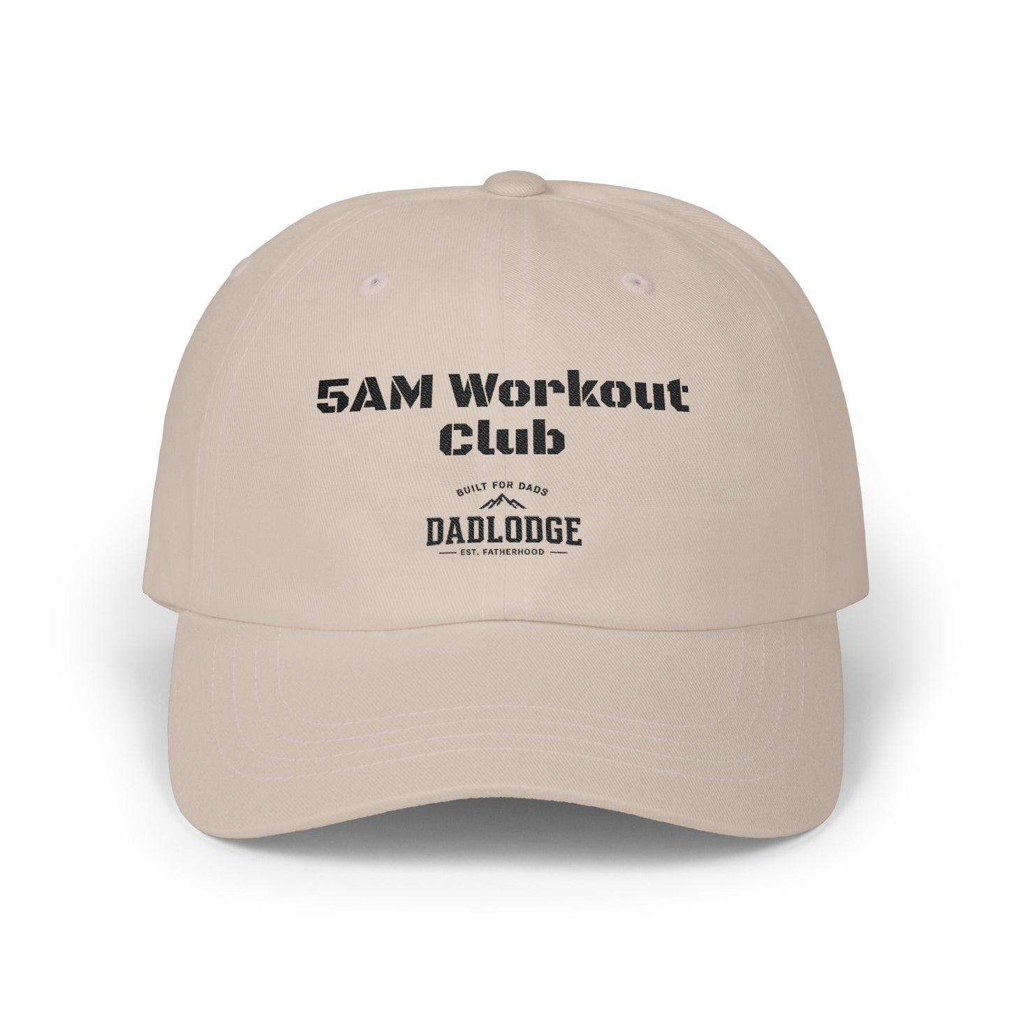 5AM Workout Club Dad Cap – Early Riser Fitness Baseball Hat