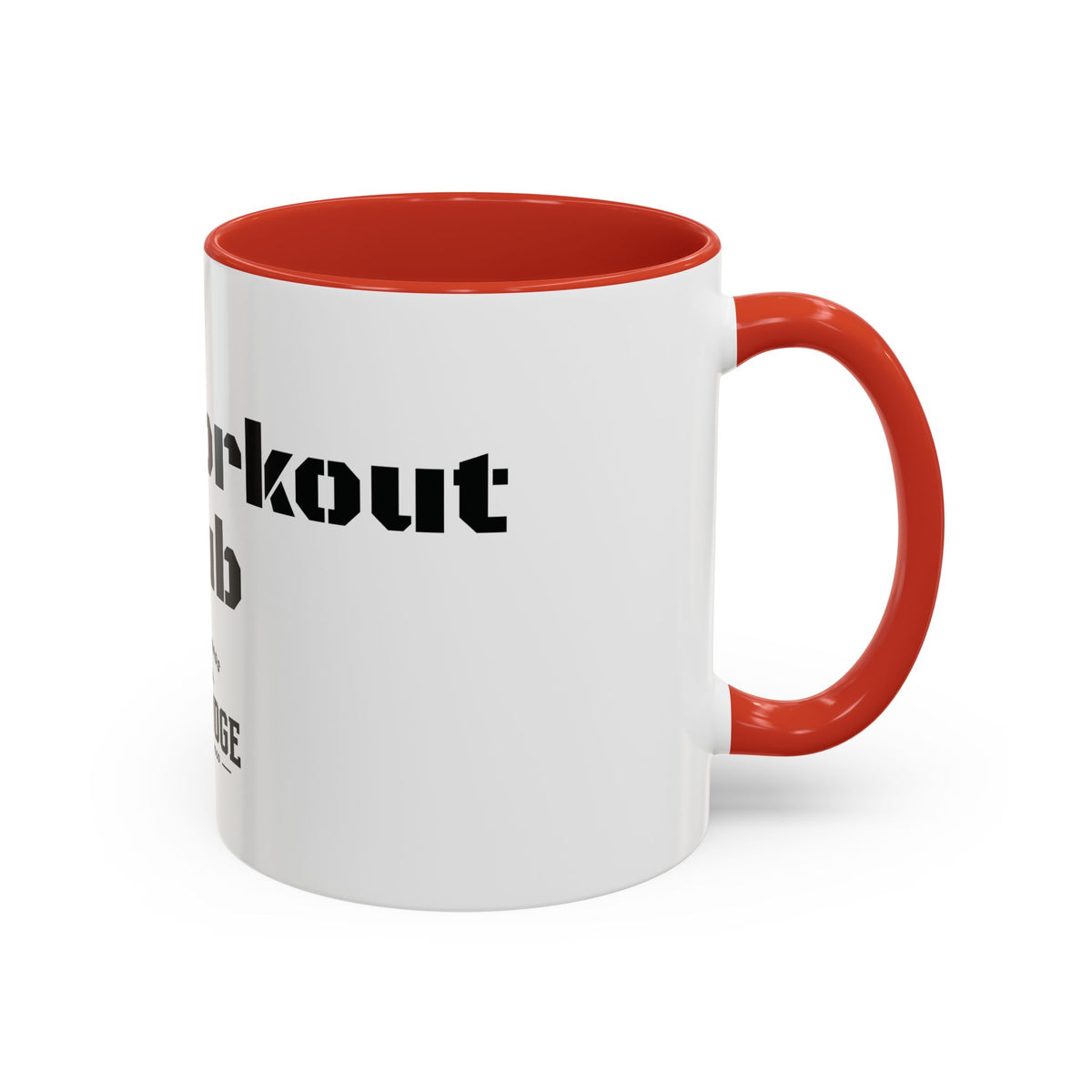 DadLodge '5AM Workout Club' Accent Coffee Mug – 11/15oz