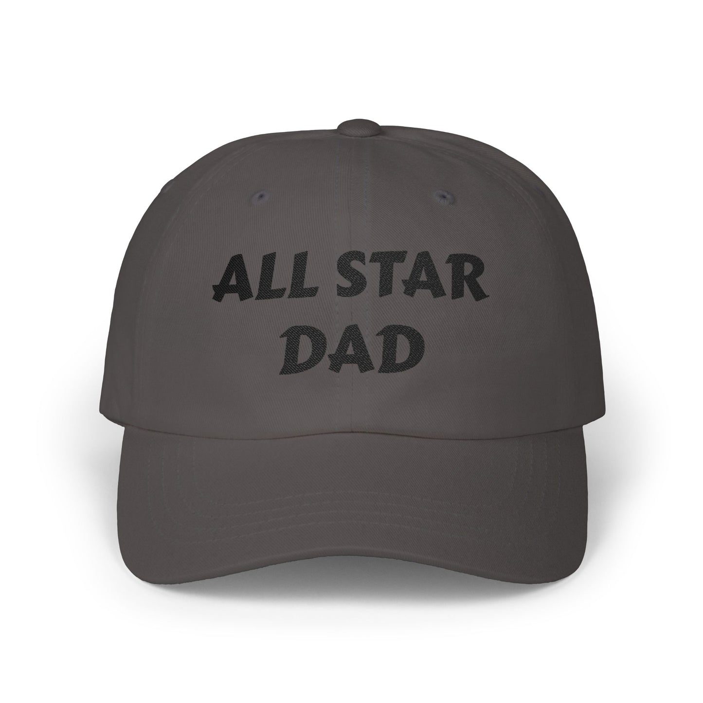 All Star Dad Baseball Cap — Classic Embroidered Dad Hat for Father’s Day