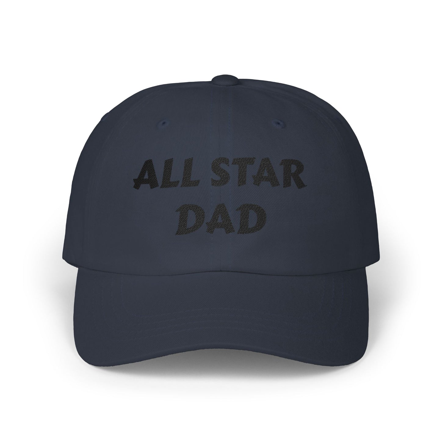 All Star Dad Baseball Cap — Classic Embroidered Dad Hat for Father’s Day
