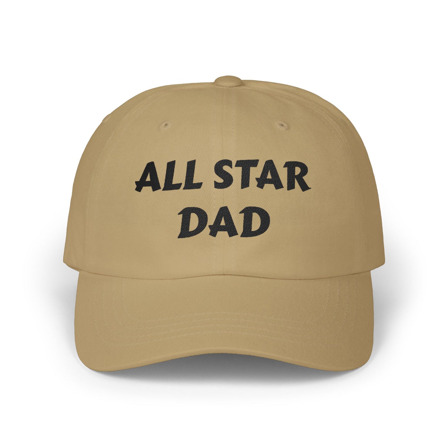 All Star Dad Baseball Cap — Classic Embroidered Dad Hat for Father’s Day