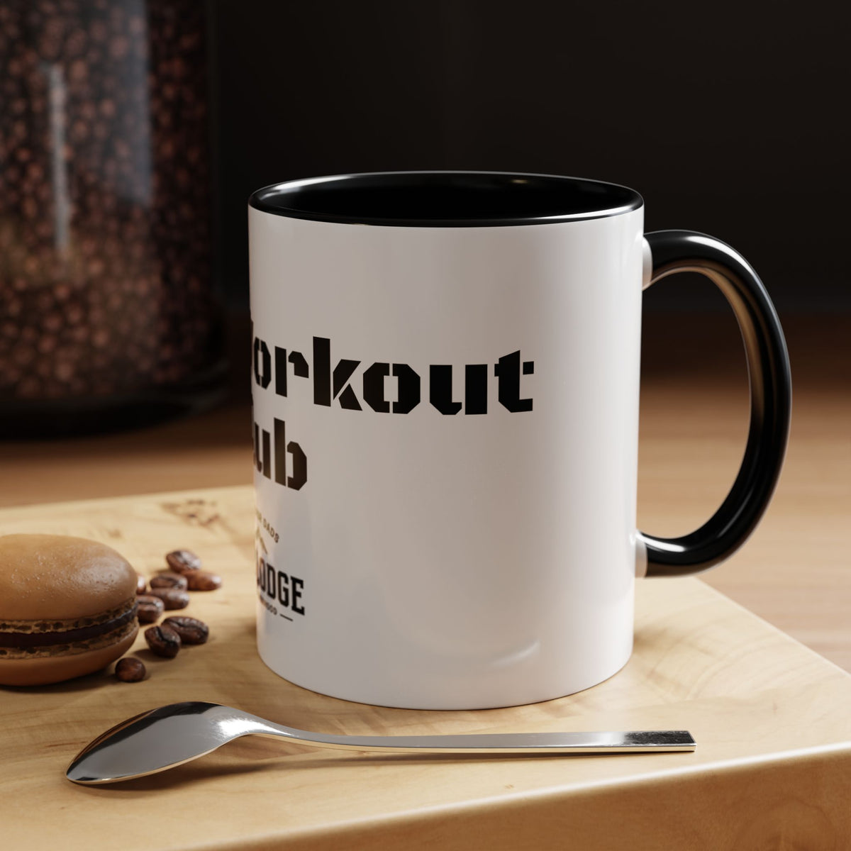 DadLodge '5AM Workout Club' Accent Coffee Mug – 11/15oz