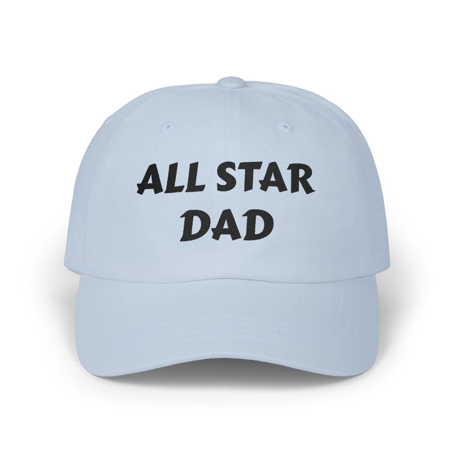 All Star Dad Baseball Cap — Classic Embroidered Dad Hat for Father’s Day