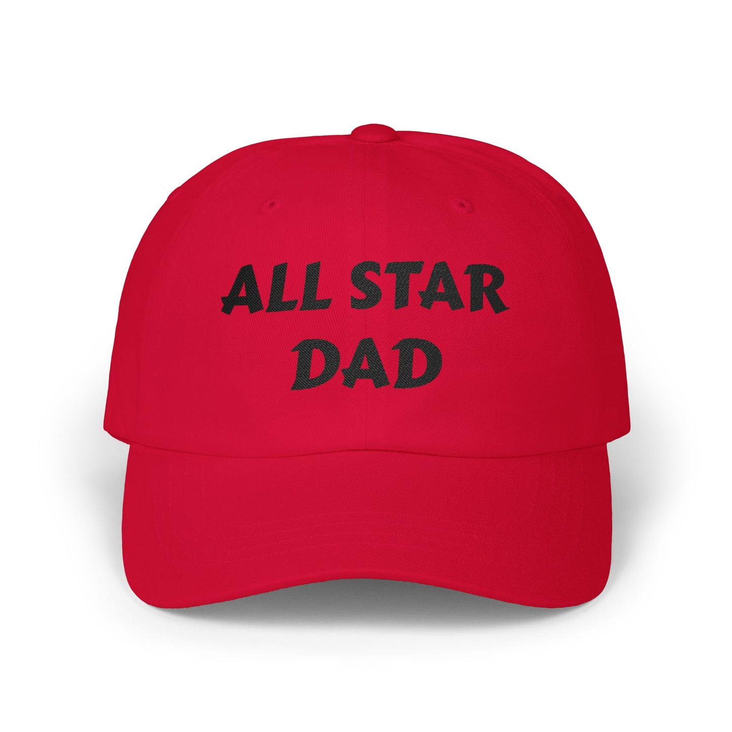 All Star Dad Baseball Cap — Classic Embroidered Dad Hat for Father’s Day