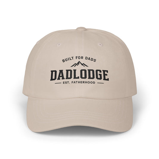 Dad Lodge Baseball Cap — "Built for Dads" Embroidered Classic Dad Hat