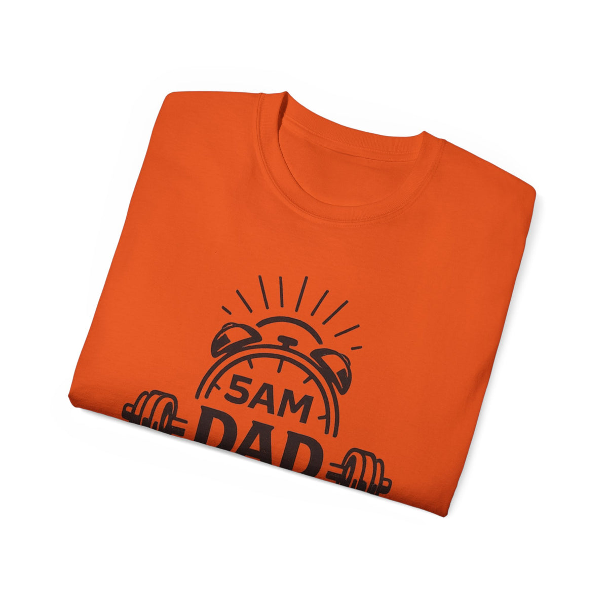 Dad Workout Tee — “5AM Dad Workout Club” Gym T‑Shirt