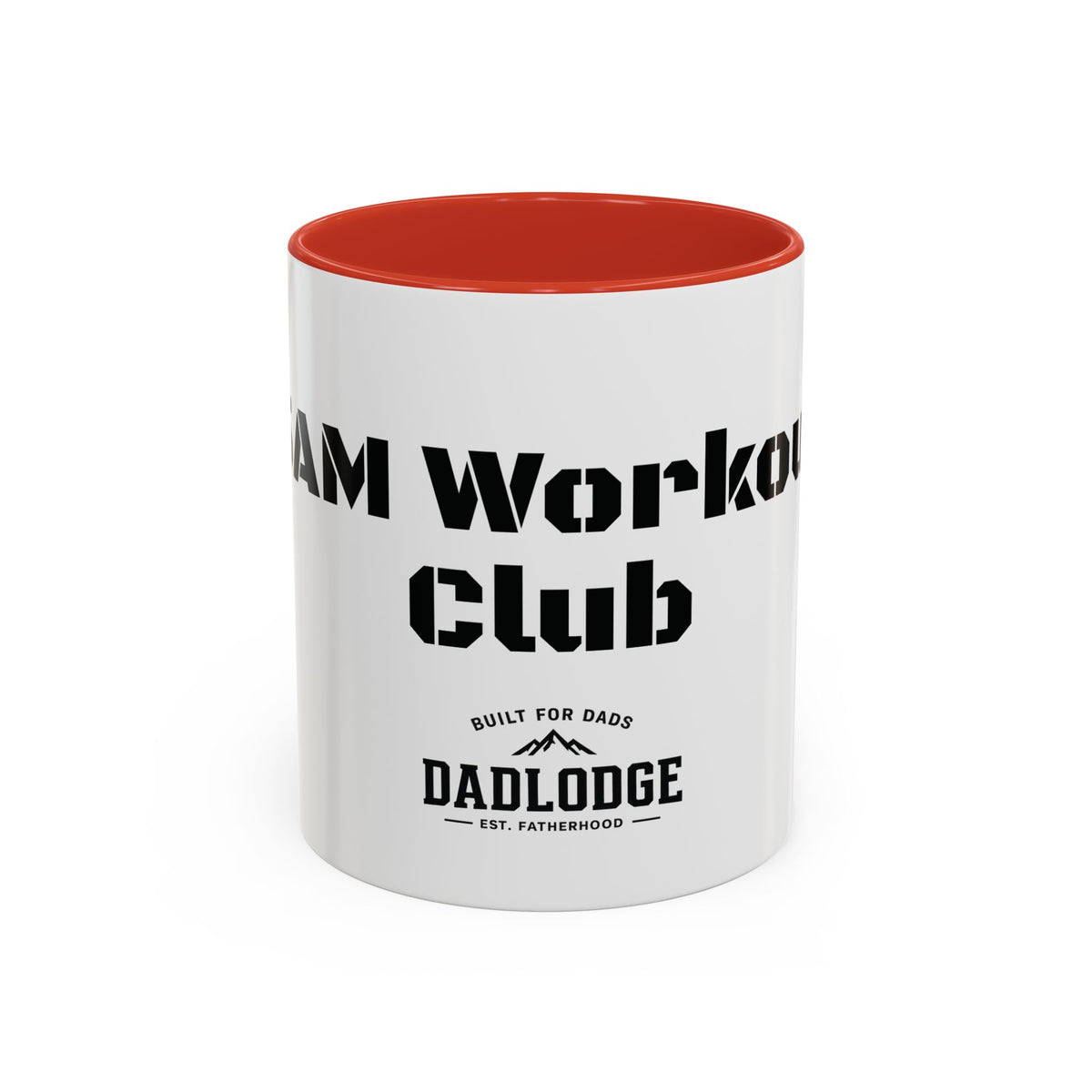 DadLodge '5AM Workout Club' Accent Coffee Mug – 11/15oz