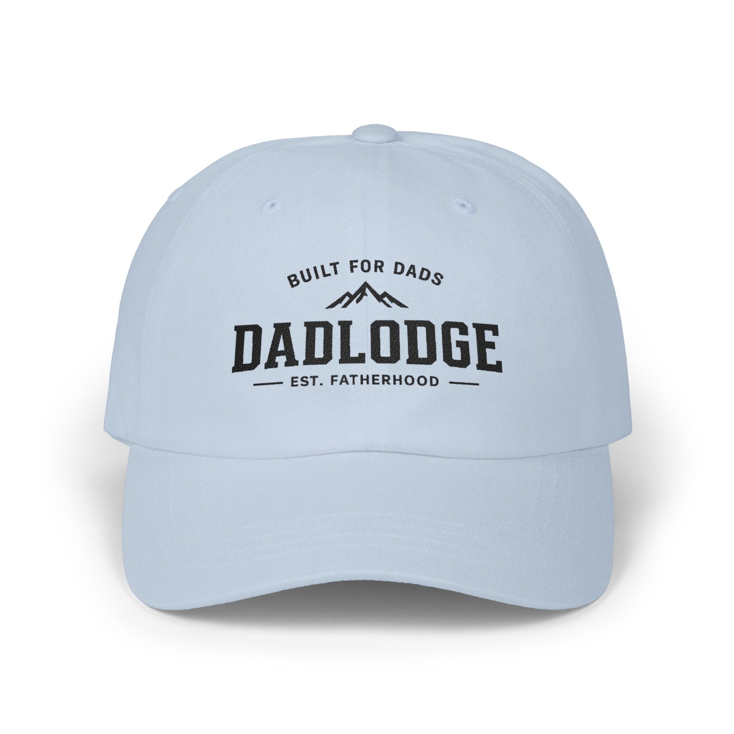 Dad Lodge Baseball Cap — "Built for Dads" Embroidered Classic Dad Hat