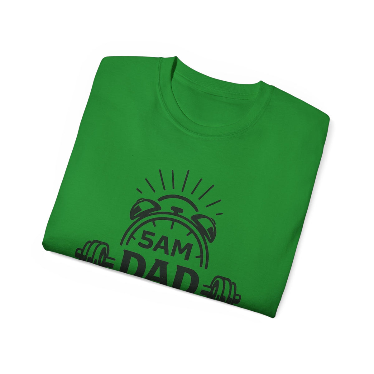 Dad Workout Tee — “5AM Dad Workout Club” Gym T‑Shirt