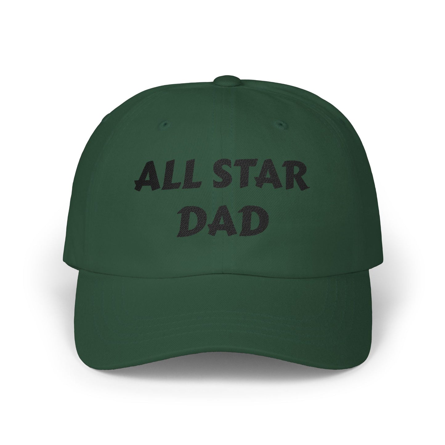 All Star Dad Baseball Cap — Classic Embroidered Dad Hat for Father’s Day
