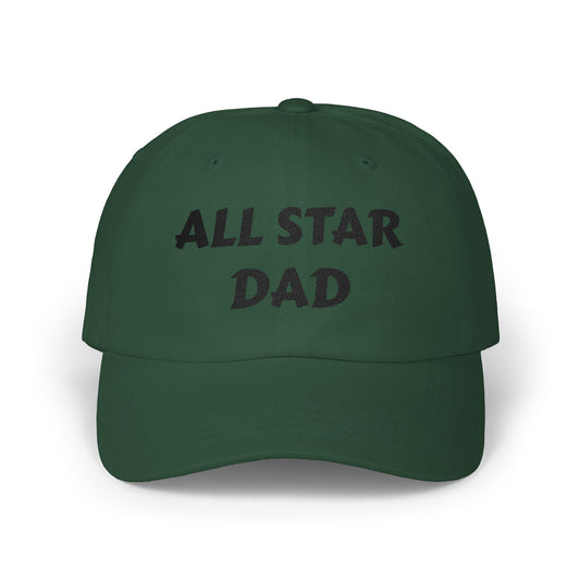 All Star Dad Baseball Cap — Classic Embroidered Dad Hat for Father’s Day