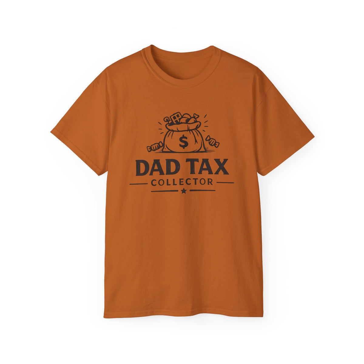 Dad Tax Collector T-Shirt – Funny Father’s Day Tee with Money Bag Graphic