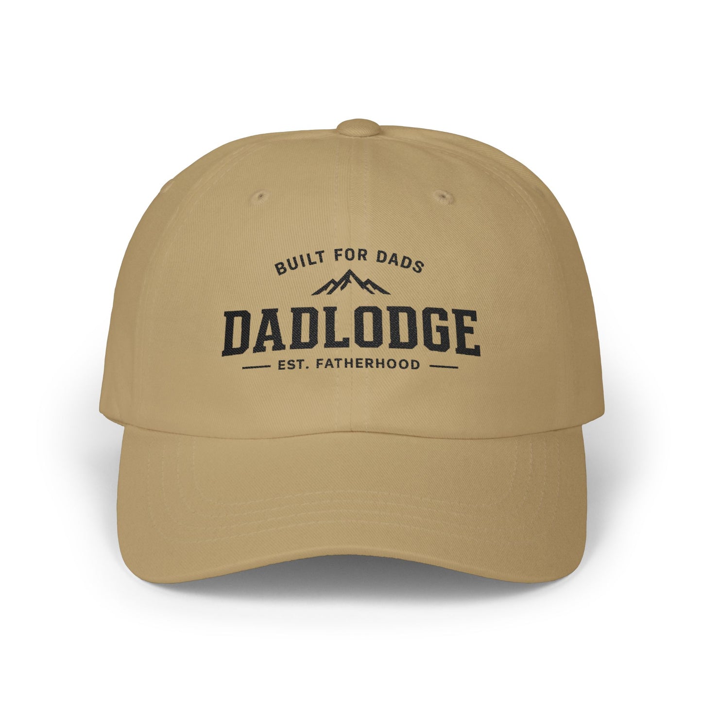 Dad Lodge Baseball Cap — "Built for Dads" Embroidered Classic Dad Hat