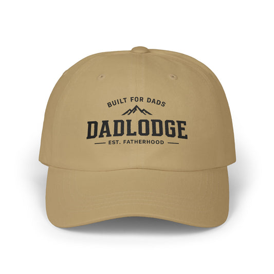 Dad Lodge Baseball Cap — "Built for Dads" Embroidered Classic Dad Hat