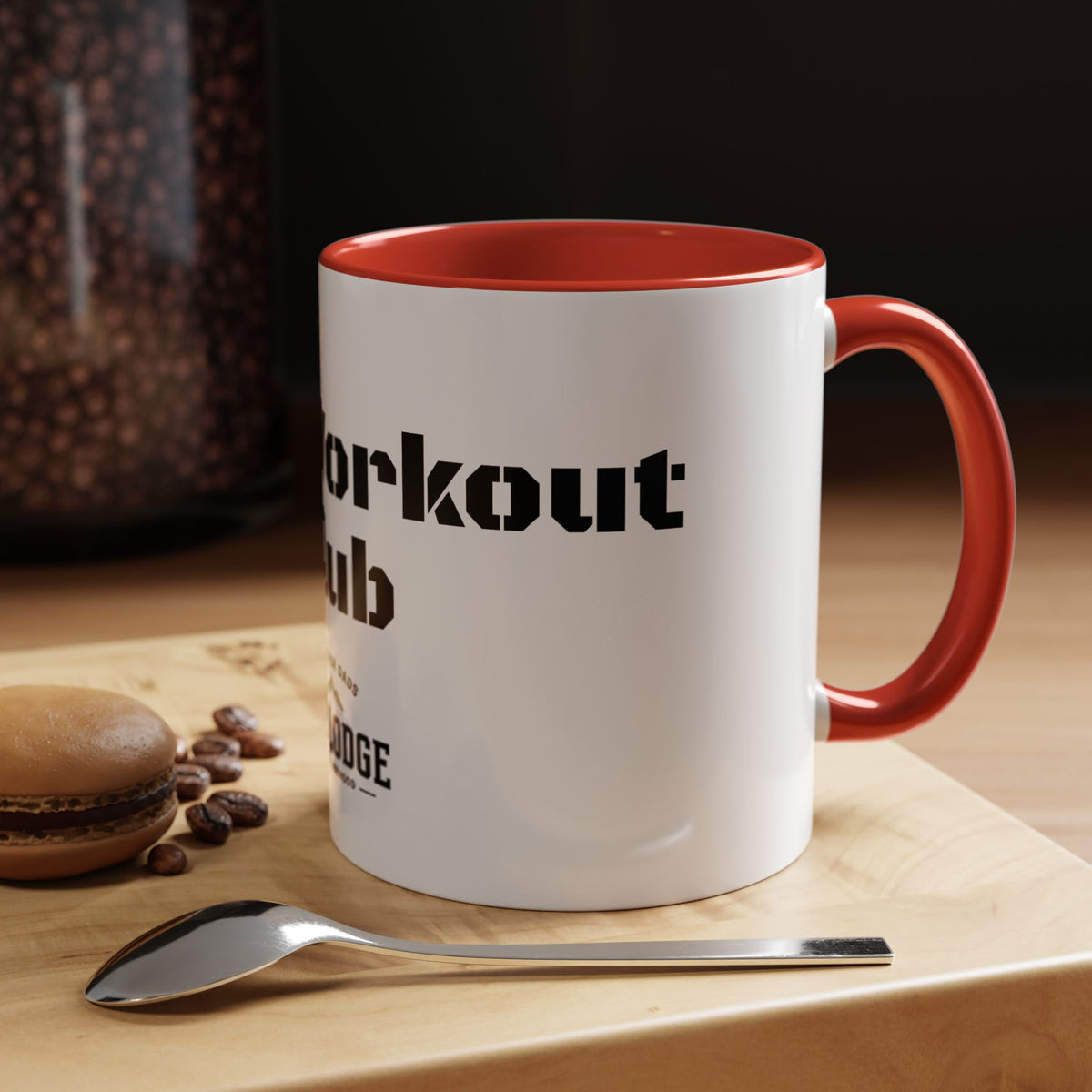 DadLodge '5AM Workout Club' Accent Coffee Mug – 11/15oz