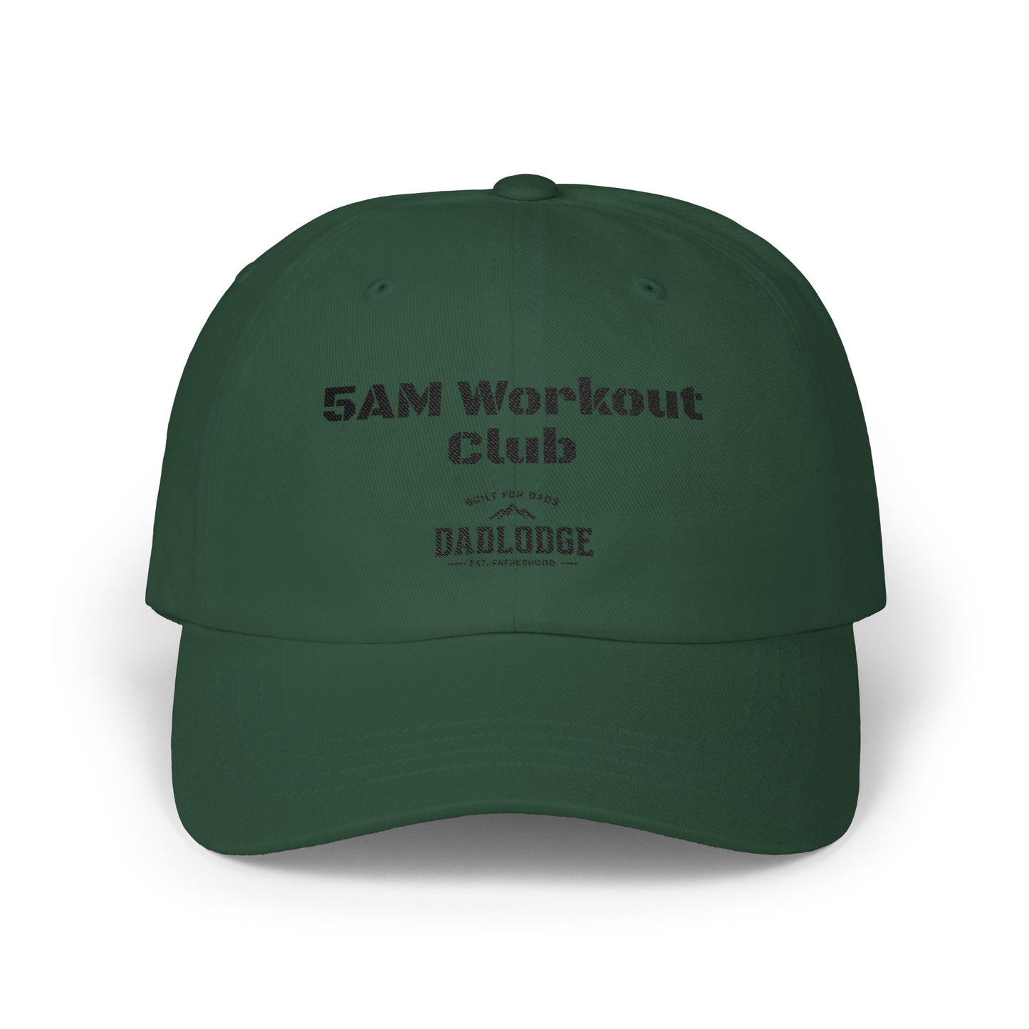 5AM Workout Club Dad Cap – Early Riser Fitness Baseball Hat